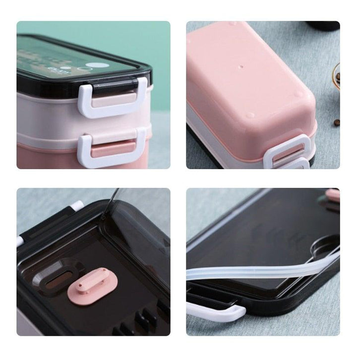 BowLift | Stainless Steel Double Layer Insulated Cutlery Lunch Box