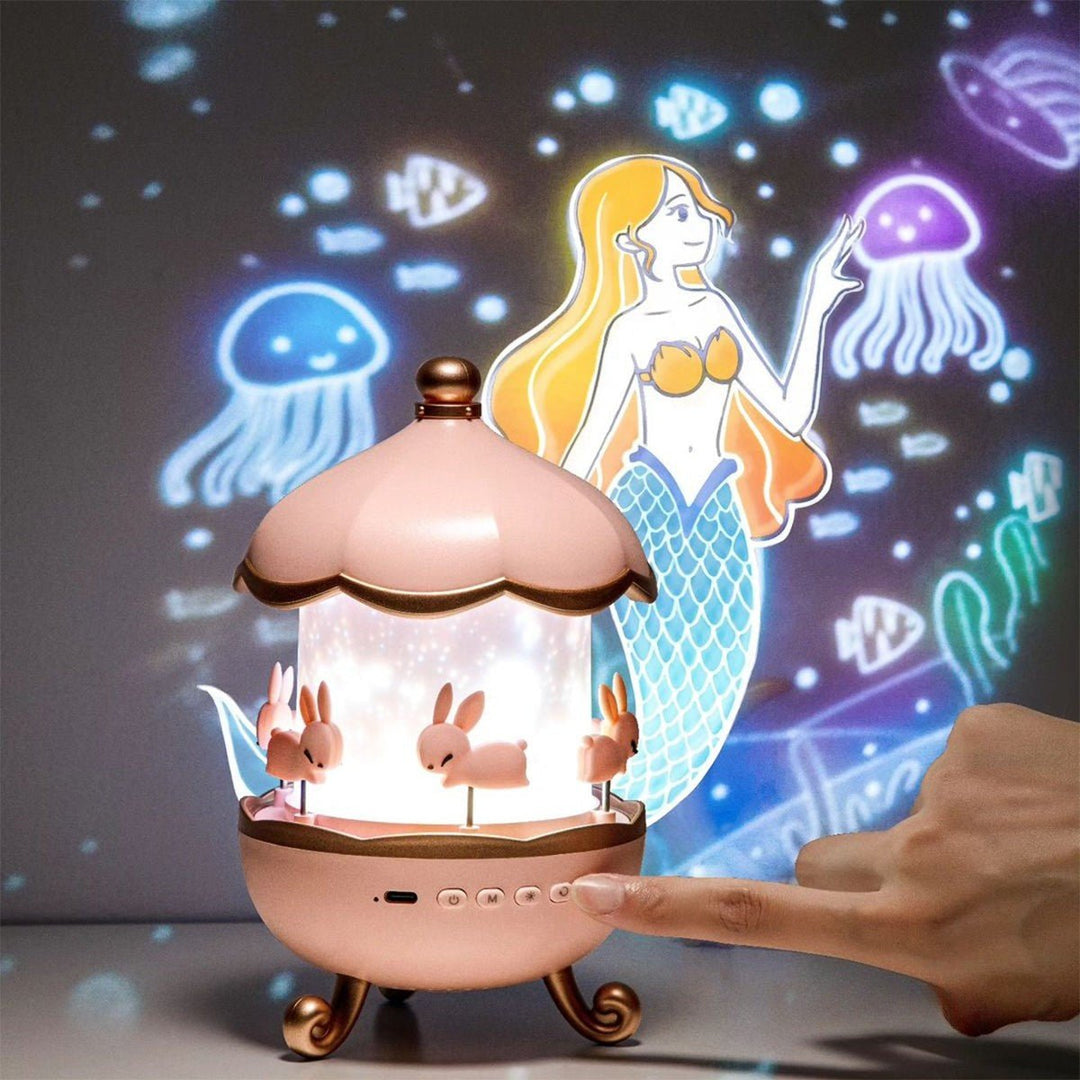 BowLift | Lunivra – Enchanted Dream Projector with Music & 12 Light Patterns