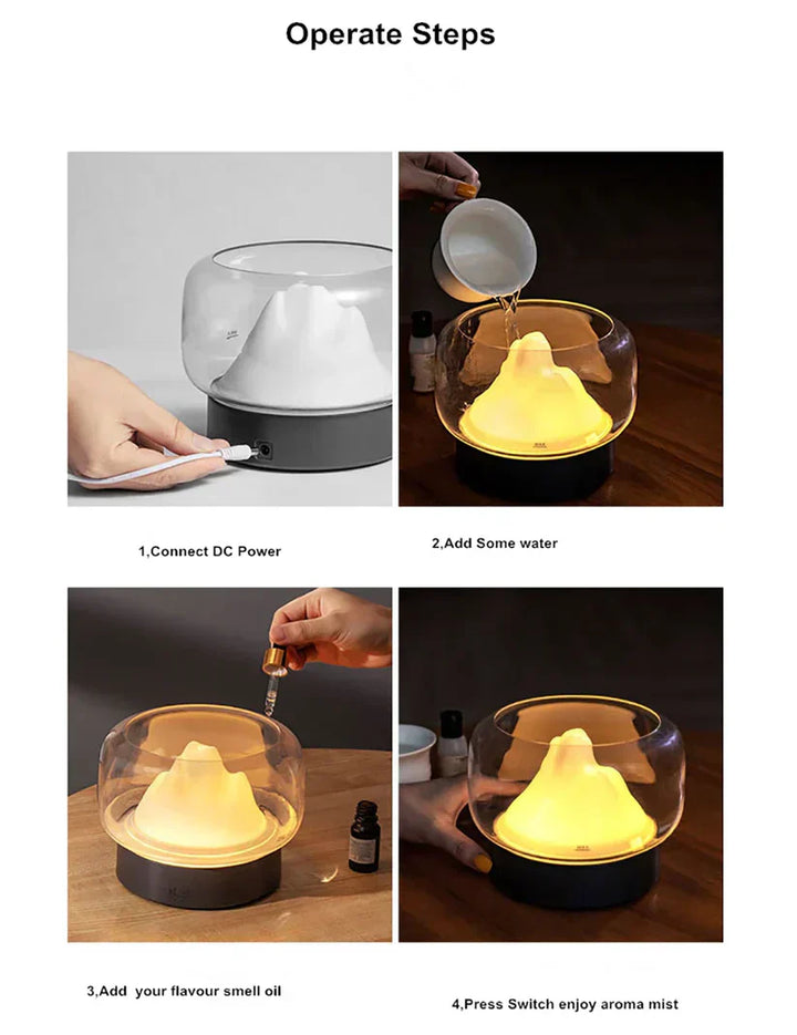 BowLift | Luxury Aroma Diffuser with LED lighting - AromaGlow