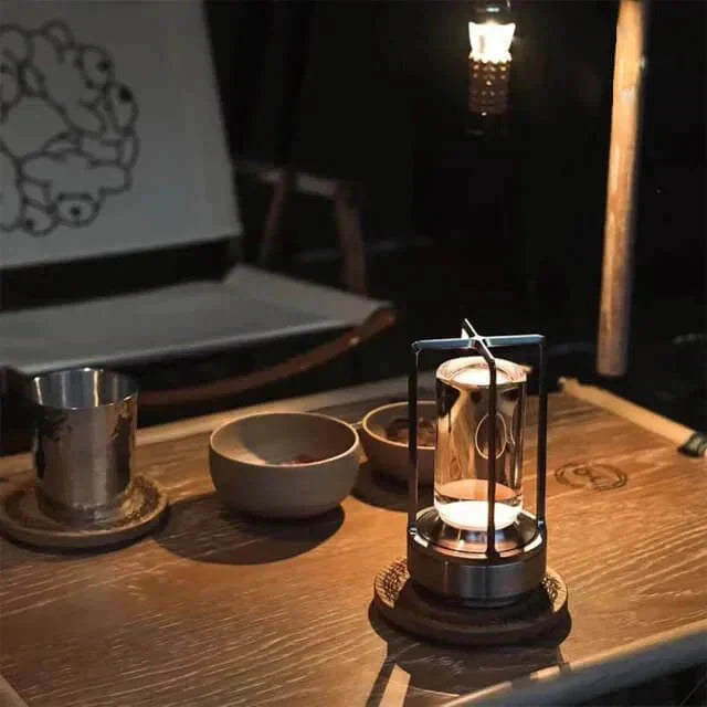 Crystal Table Lamp with Touch Control and Adjustable Brightness