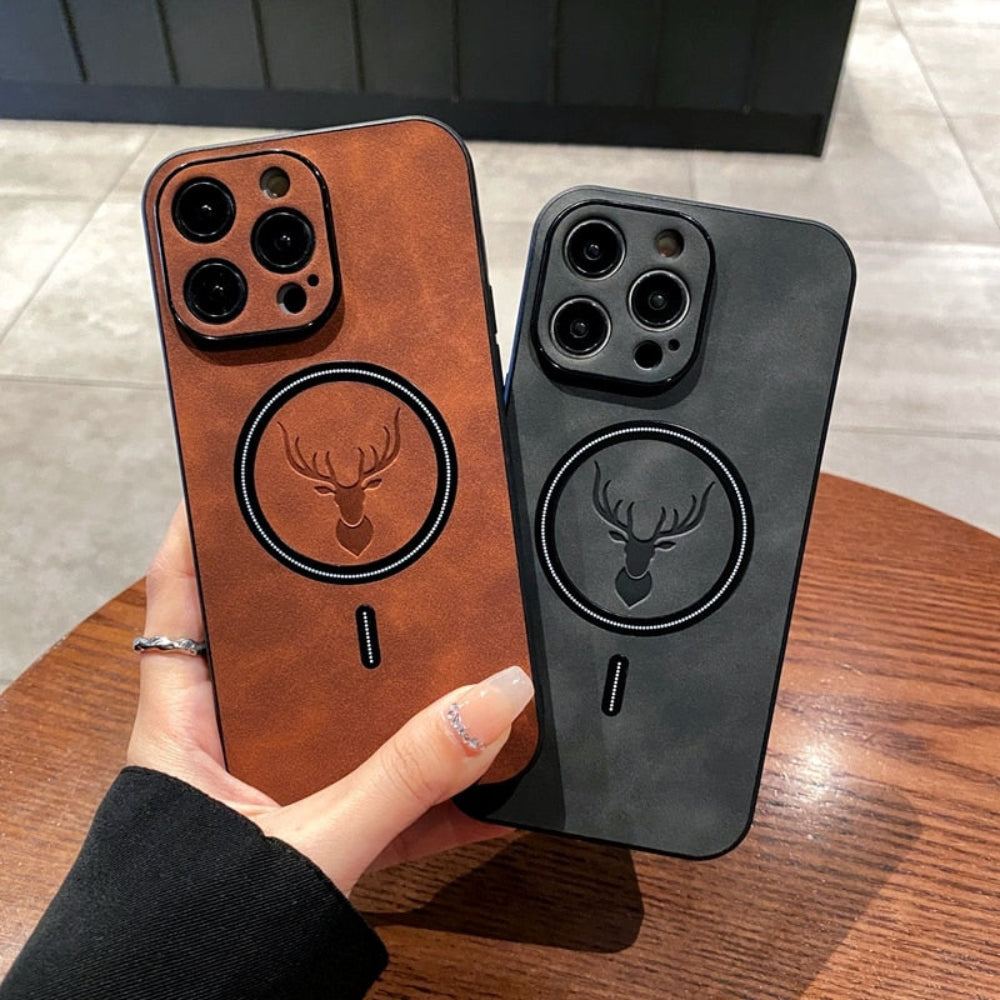 BowLift | Leather Magnetic Protective Phone Case