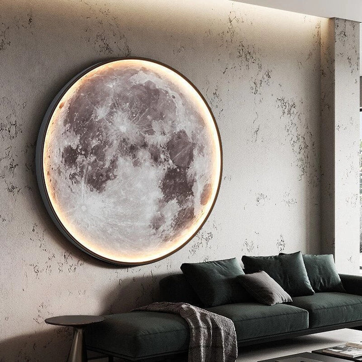 BowLift | LunaGlow – Adjustable Moon Wall Light with LED Ambience