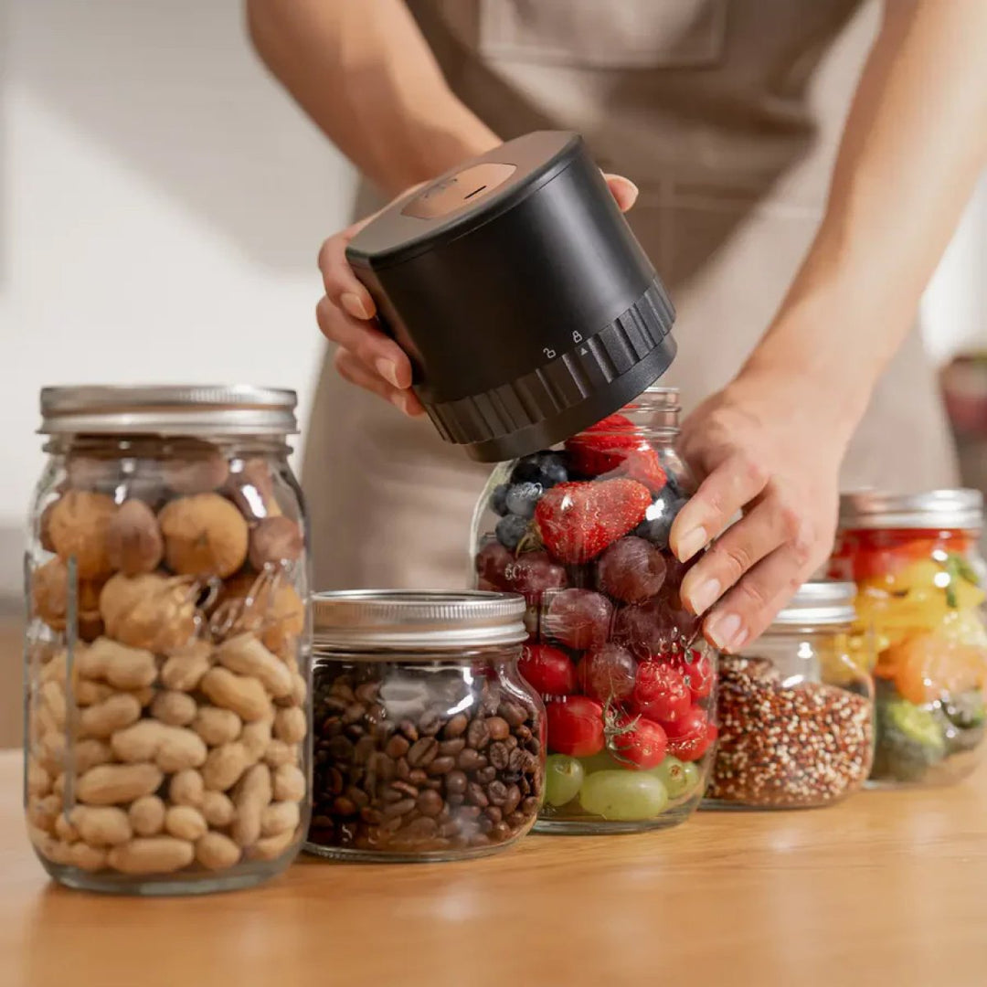 BowLift | Electric Mason Jar Vacuum Sealer Kit