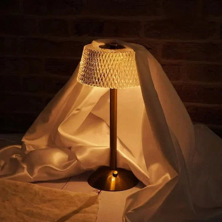 BowLift | Crystal Rechargeable LED Cordless Table Lamp
