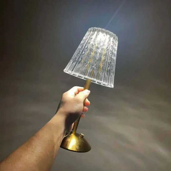 BowLift | Crystal Rechargeable LED Cordless Table Lamp
