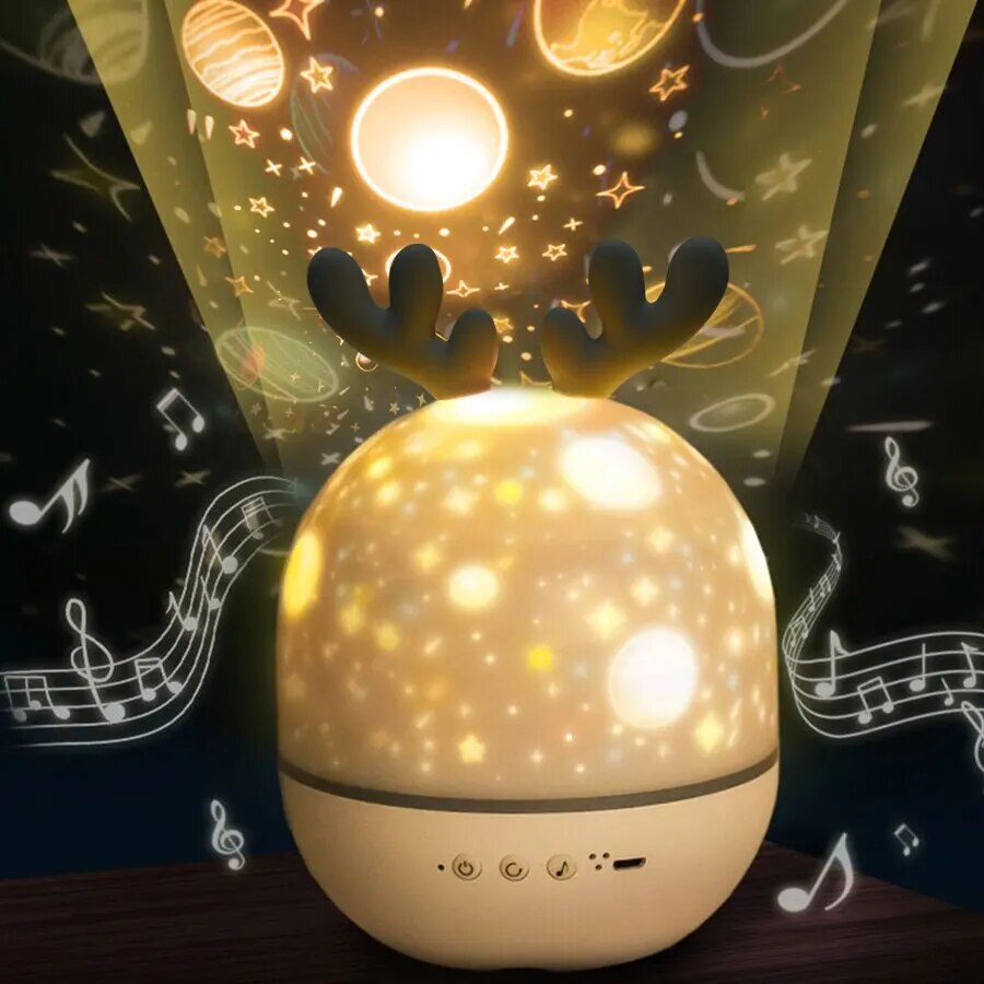 BowLift | Night Light Star Projector for Kids Bedroom
