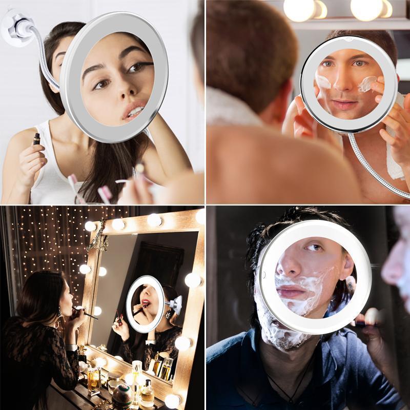BowLift | 10x Zoom LED Makeup Mirror
