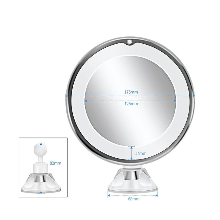 BowLift | Cosmetic mirror with lighting – LED makeup mirror with magnification function
