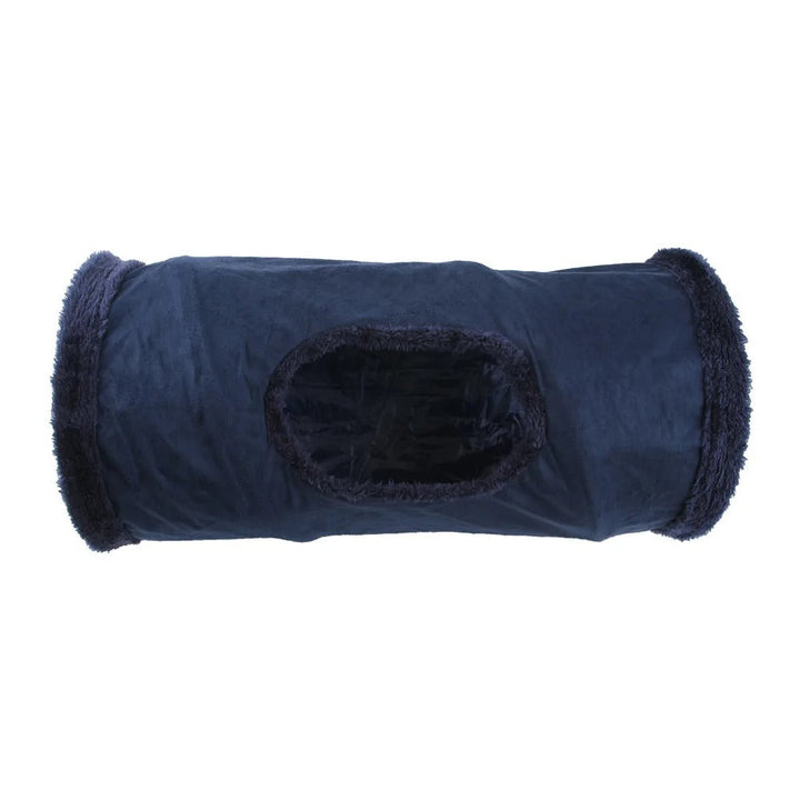 Collapsible Winter Suede Cat Tunnel Bowlift