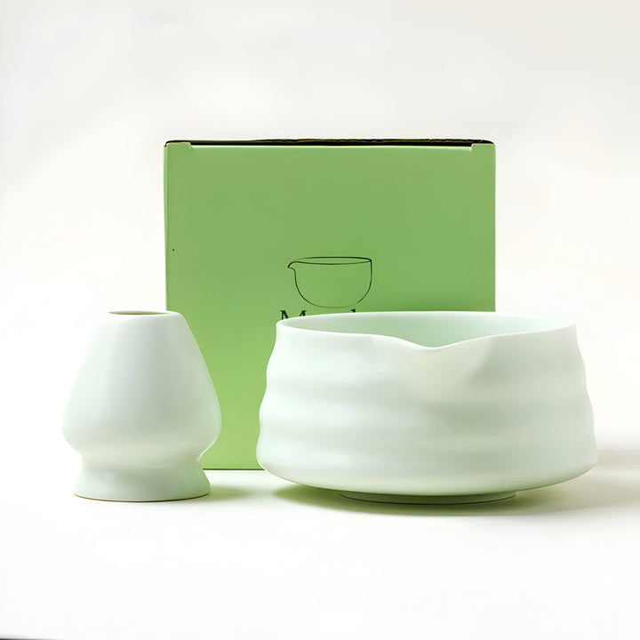BowLift | Matcha Ceramic Set – Traditional Japanese Tea Set for Relaxing & Mindful Moments