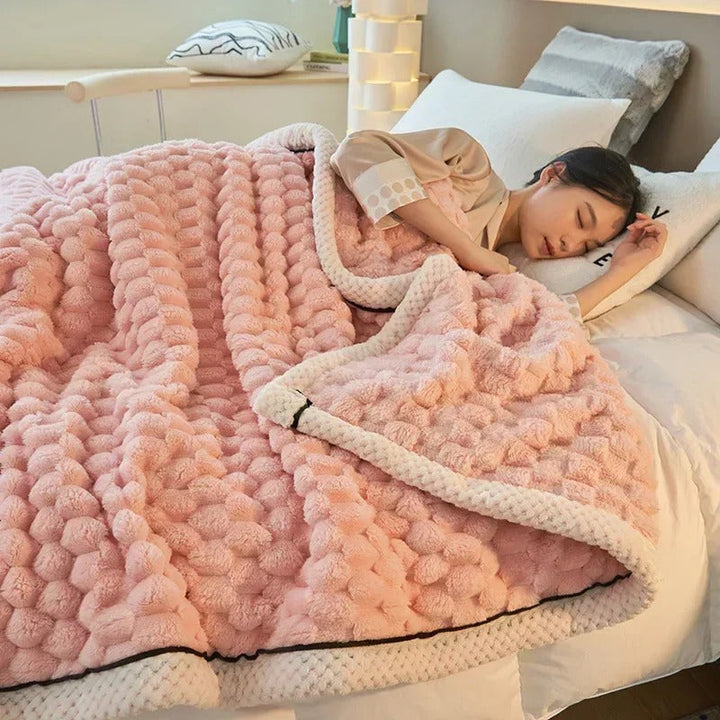 BowLift | Double-layer Coral Velvet Blanket for Autumn & Winter – TurtleWarm