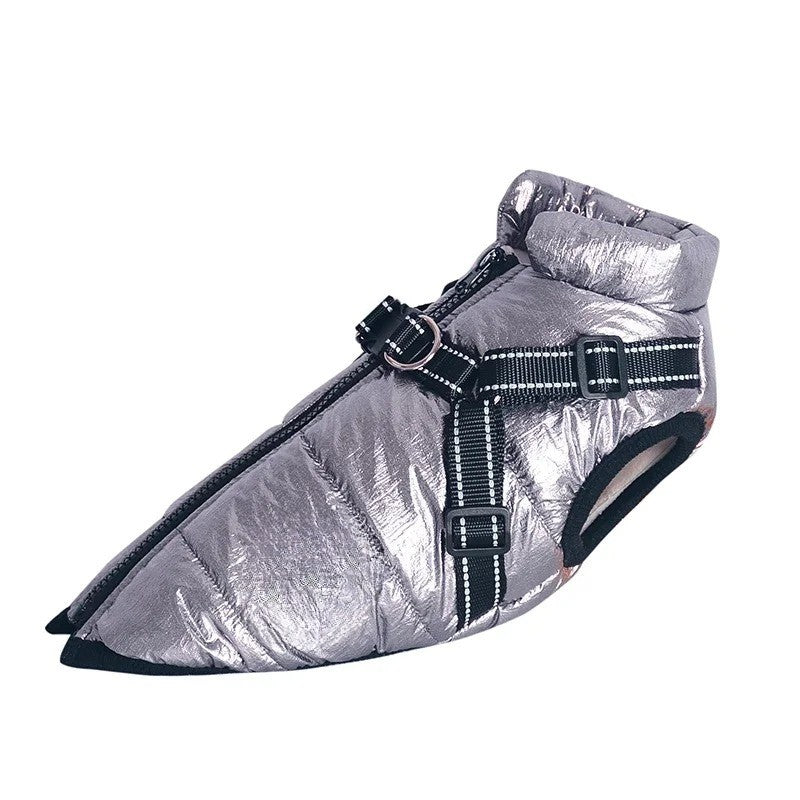 BowLift | All-Weather Insulated Dog Jacket with Built-in Harness