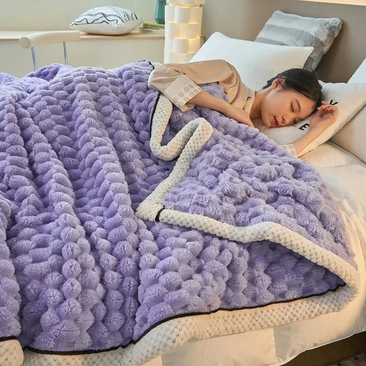 BowLift | Double-layer Coral Velvet Blanket for Autumn & Winter – TurtleWarm