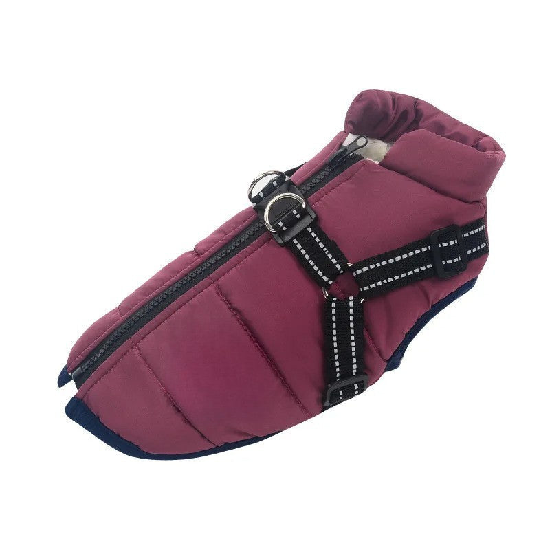 BowLift | All-Weather Insulated Dog Jacket with Built-in Harness