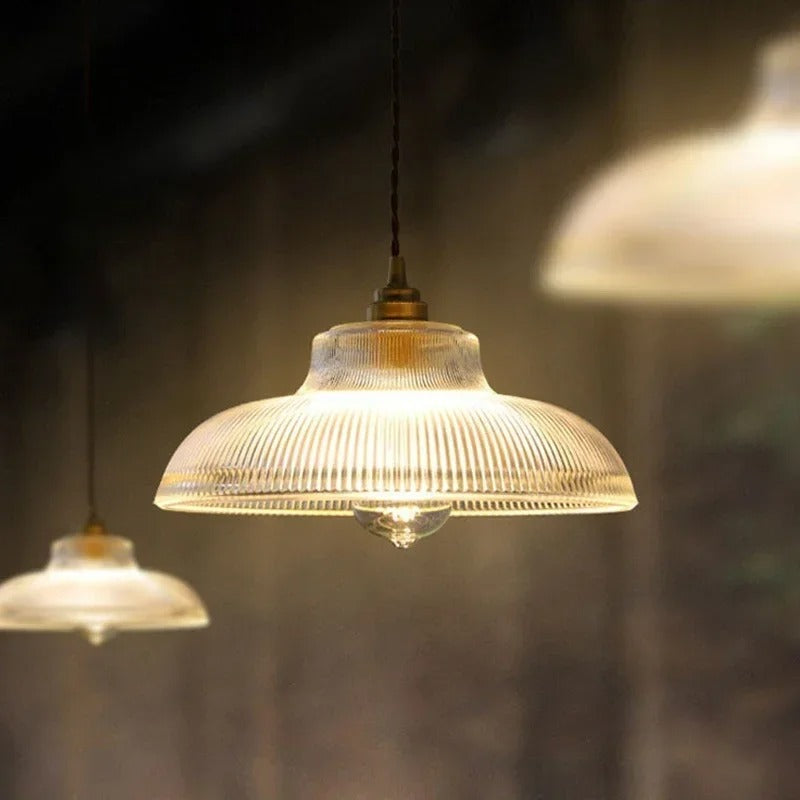 BowLift | Glass Pendant Light | Adjustable Cable, Warm Light Effect & Ideal for Kitchen and Dining Spaces