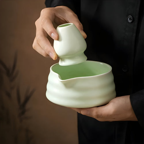 BowLift | Matcha Ceramic Set – Traditional Japanese Tea Set for Relaxing & Mindful Moments