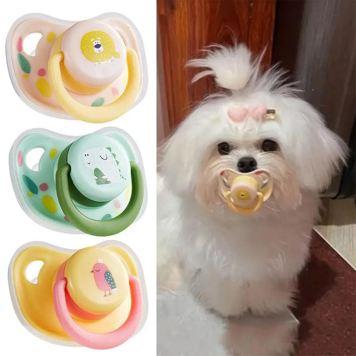 Pet Calming Pacifier Soft Bowlift