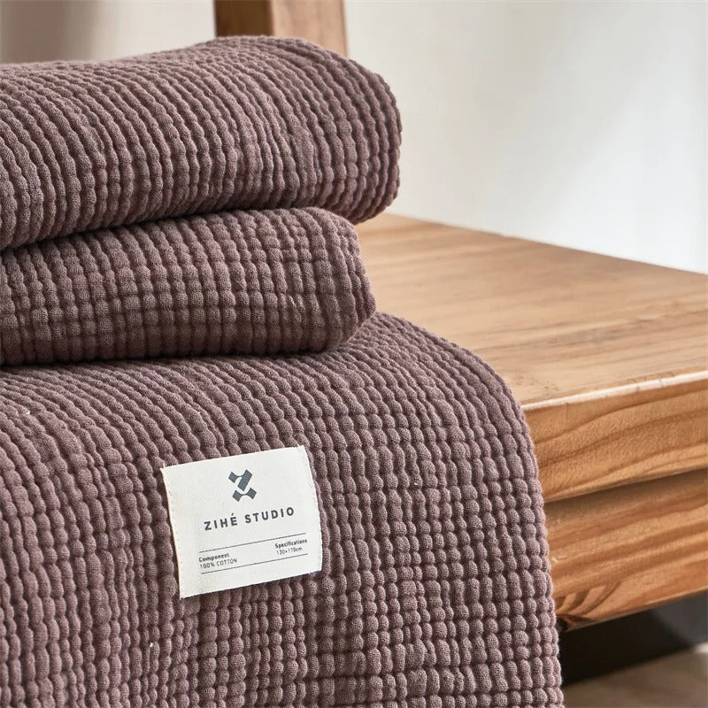 BowLift | Allison Tassel Cotton Blanket 100% Woven Throw Blanket