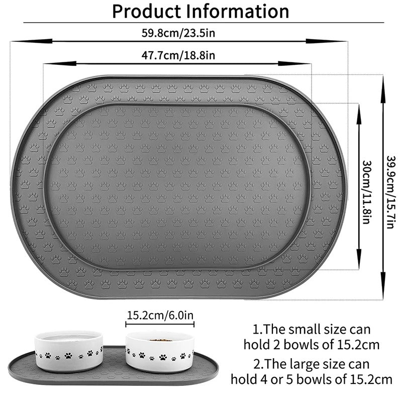 Clean Feast Dog Mat Bowlift
