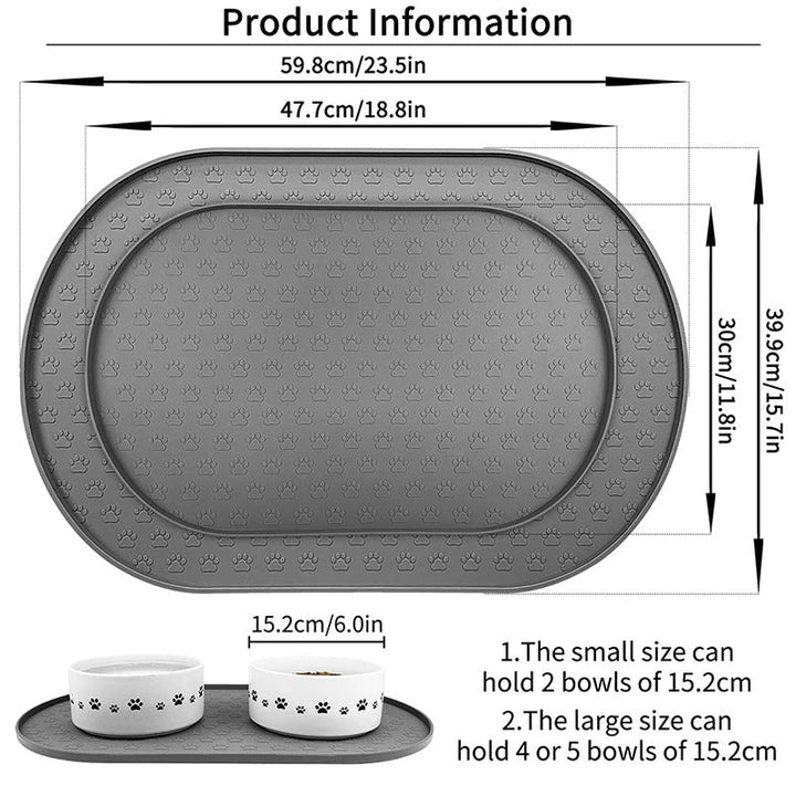 Clean Feast Dog Mat Bowlift