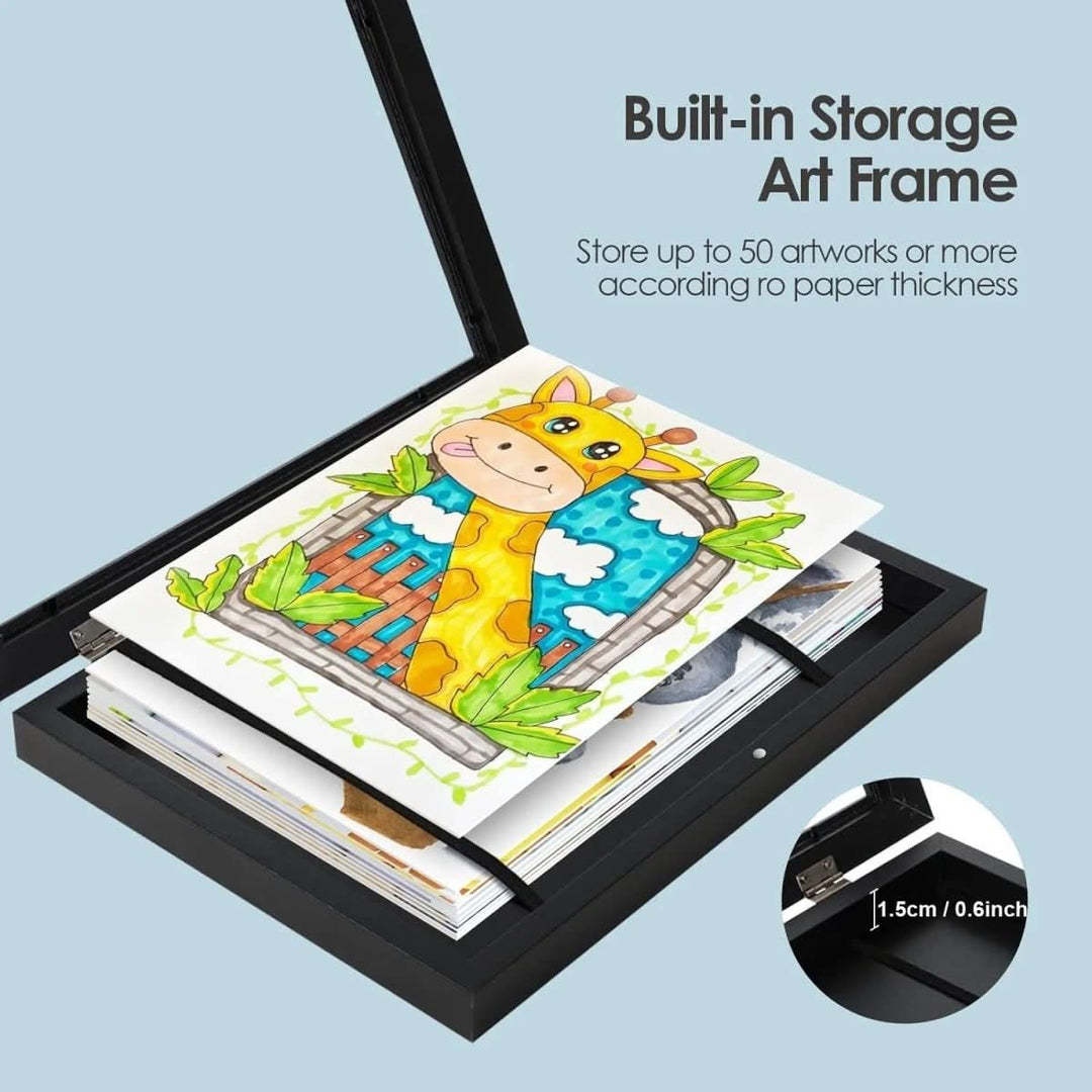 BowLift | picture frame for storing and presenting children's art