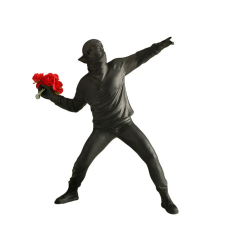 BloomThrower Modern Flower Thrower Statue Bowlift