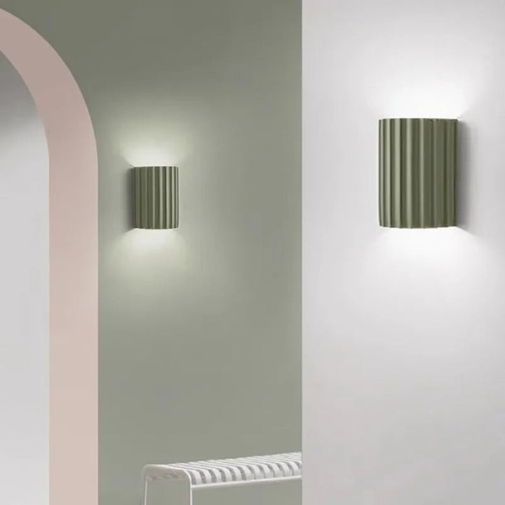 BowLift | Minimalist Groove Wall Lamp | Resin, Up and Down