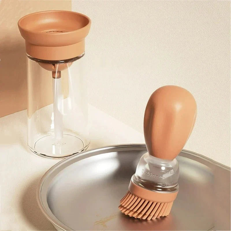 BowLift | Oil dispenser with silicone brush – Precise dosing & Easy application for cooking & grilling