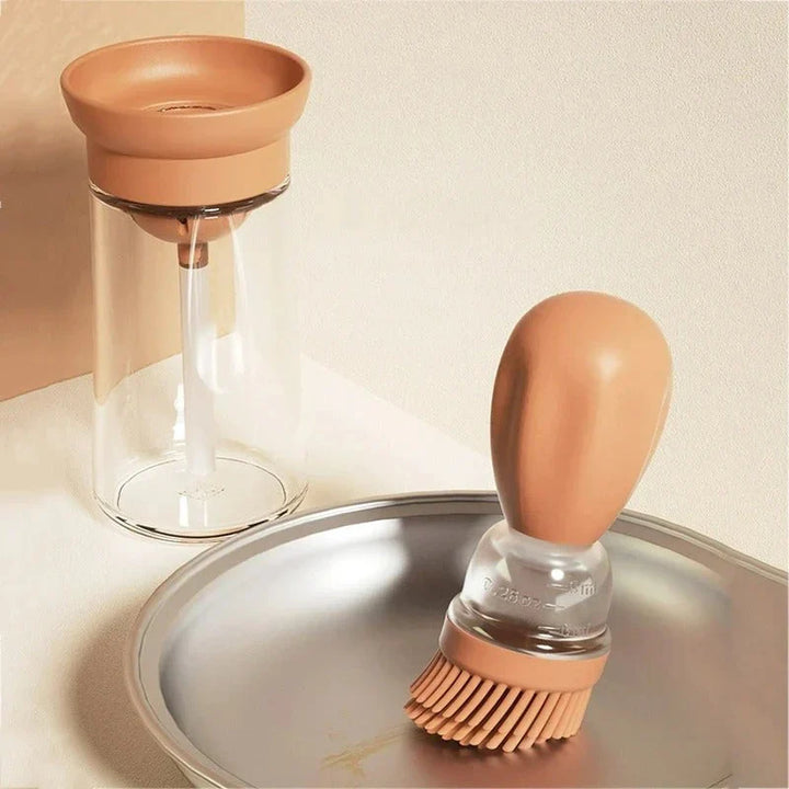 BowLift | Oil dispenser with silicone brush – Precise dosing & Easy application for cooking & grilling