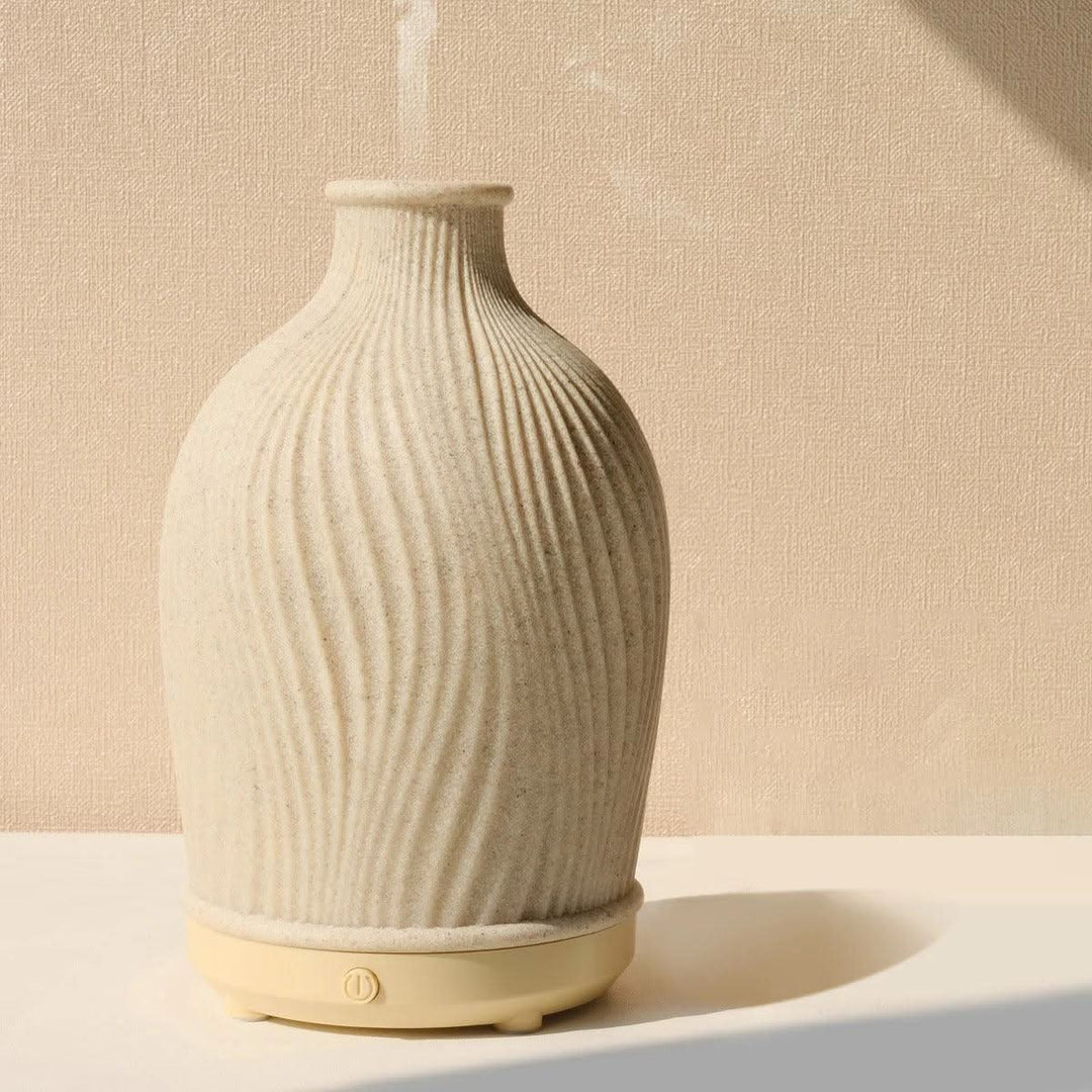 BowLift | Boho Vase Essential Oil Humidifier – Polyresin Ultrasonic Diffuser