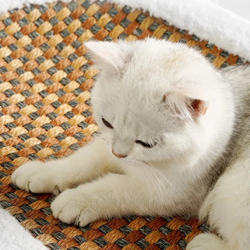 BowLift | Premium Cat Bed with Integrated Scratching Board