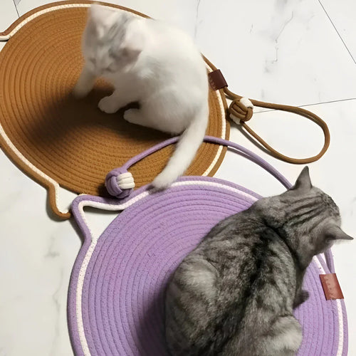 Cotton Rope Cat Scratching Mat – ScratchMate Bowlift