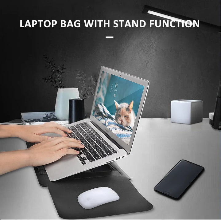 BowLift | 4-in-1 Laptop Sleeve - Slim Protective Case with Stand Function