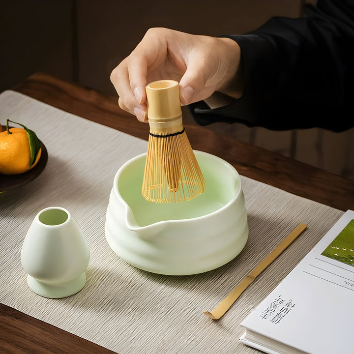 BowLift | Matcha Ceramic Set – Traditional Japanese Tea Set for Relaxing & Mindful Moments