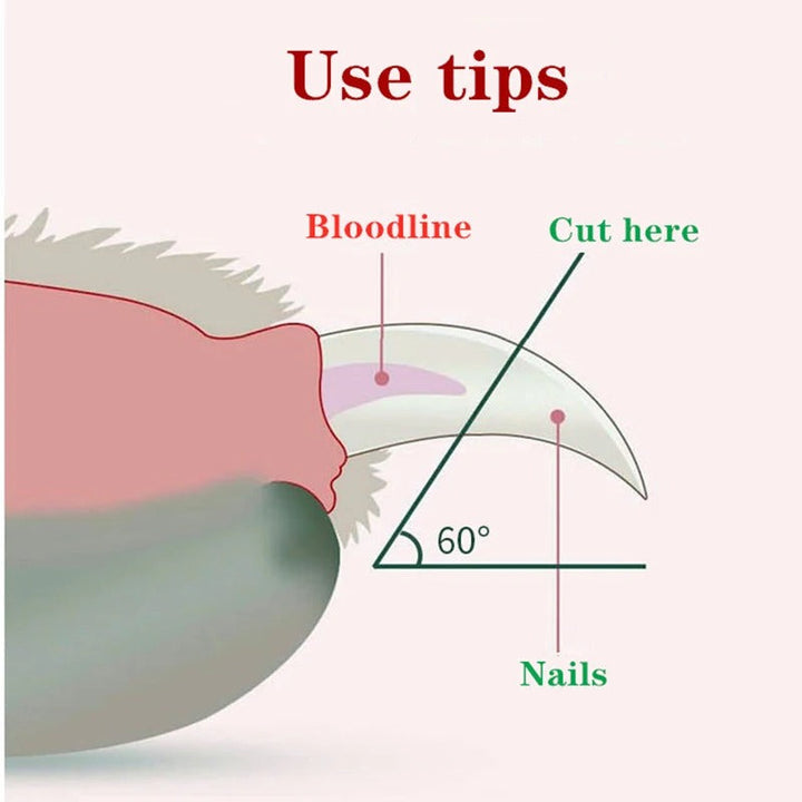 Professional Nail Clipper for Pets with Integrated Light Bowlift