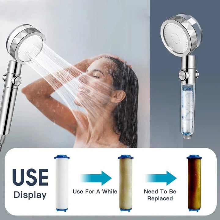 BowLift | Turbo Shower Head – Adjustable Pressure