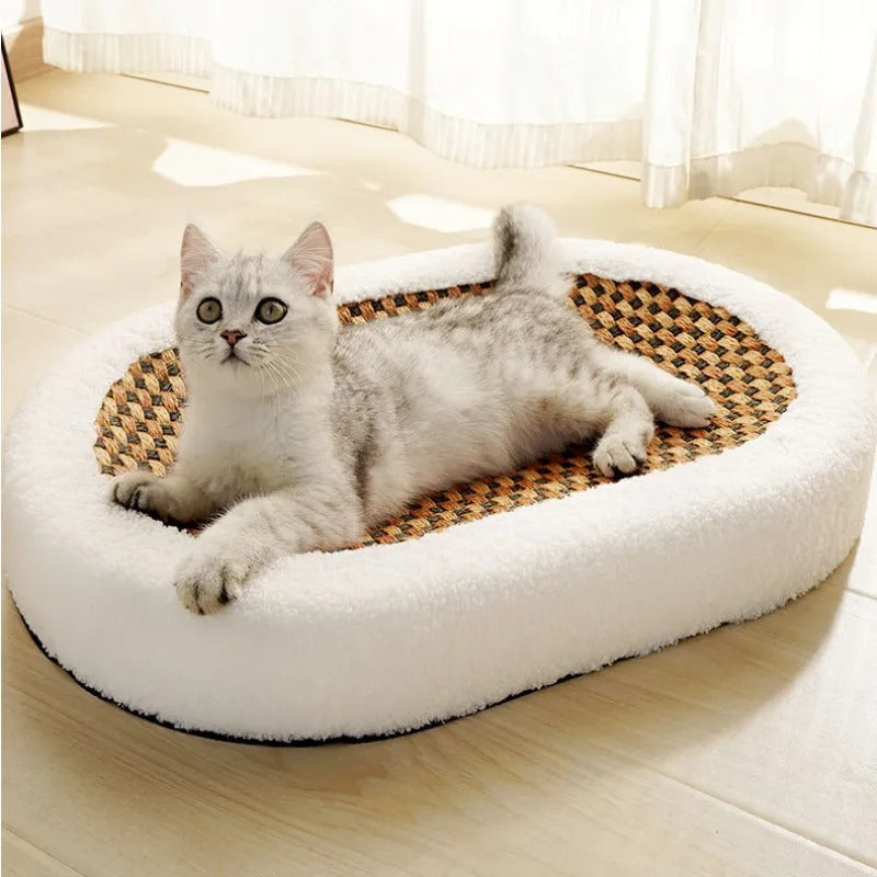 BowLift | Premium Cat Bed with Integrated Scratching Board