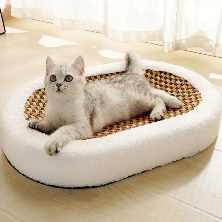 BowLift | Premium Cat Bed with Integrated Scratching Board