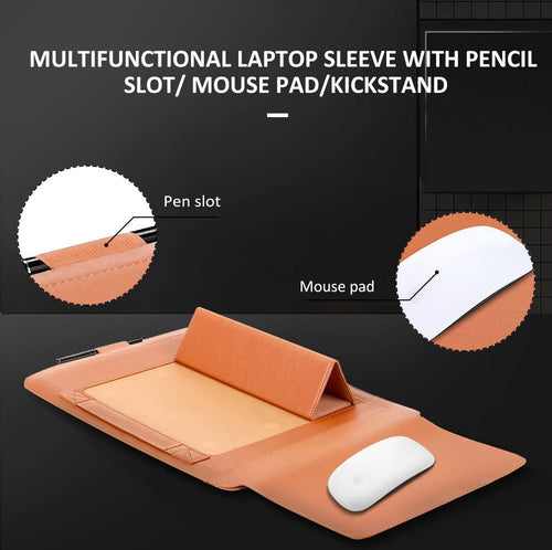 BowLift | 4-in-1 Laptop Sleeve - Slim Protective Case with Stand Function