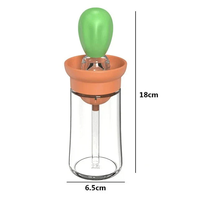 BowLift | Oil dispenser with silicone brush – Precise dosing & Easy application for cooking & grilling