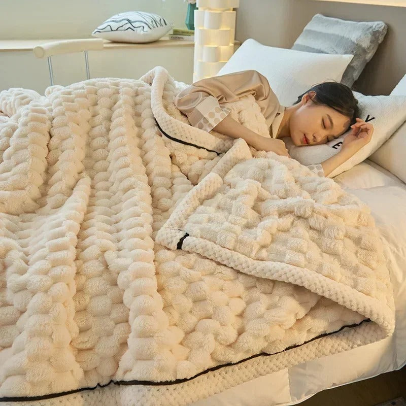BowLift | Double-layer Coral Velvet Blanket for Autumn & Winter – TurtleWarm