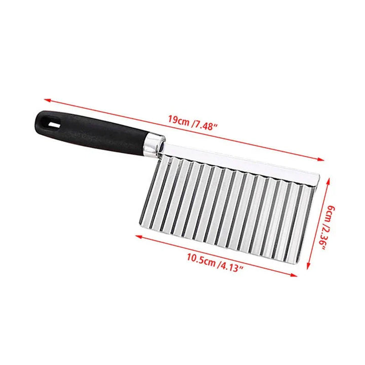 BowLift | Stainless Steel Vegetable Knife – Wavy Knife for Fries & Vegetables