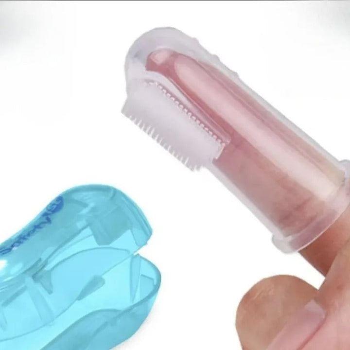 Hot Selling Soft Pet Finger Toothbrush Bowlift