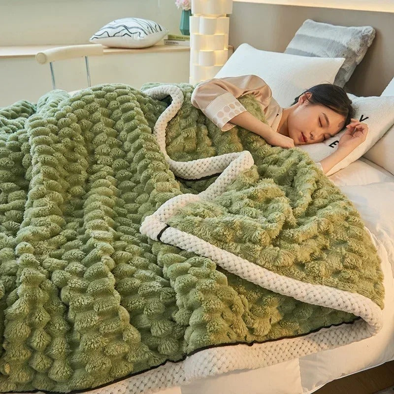 BowLift | Double-layer Coral Velvet Blanket for Autumn & Winter – TurtleWarm