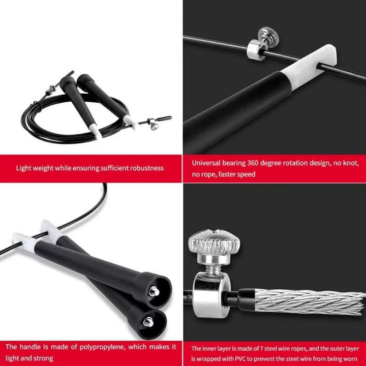 BowLift | Adjustable Professional Jump Rope for Fitness & Endurance Training