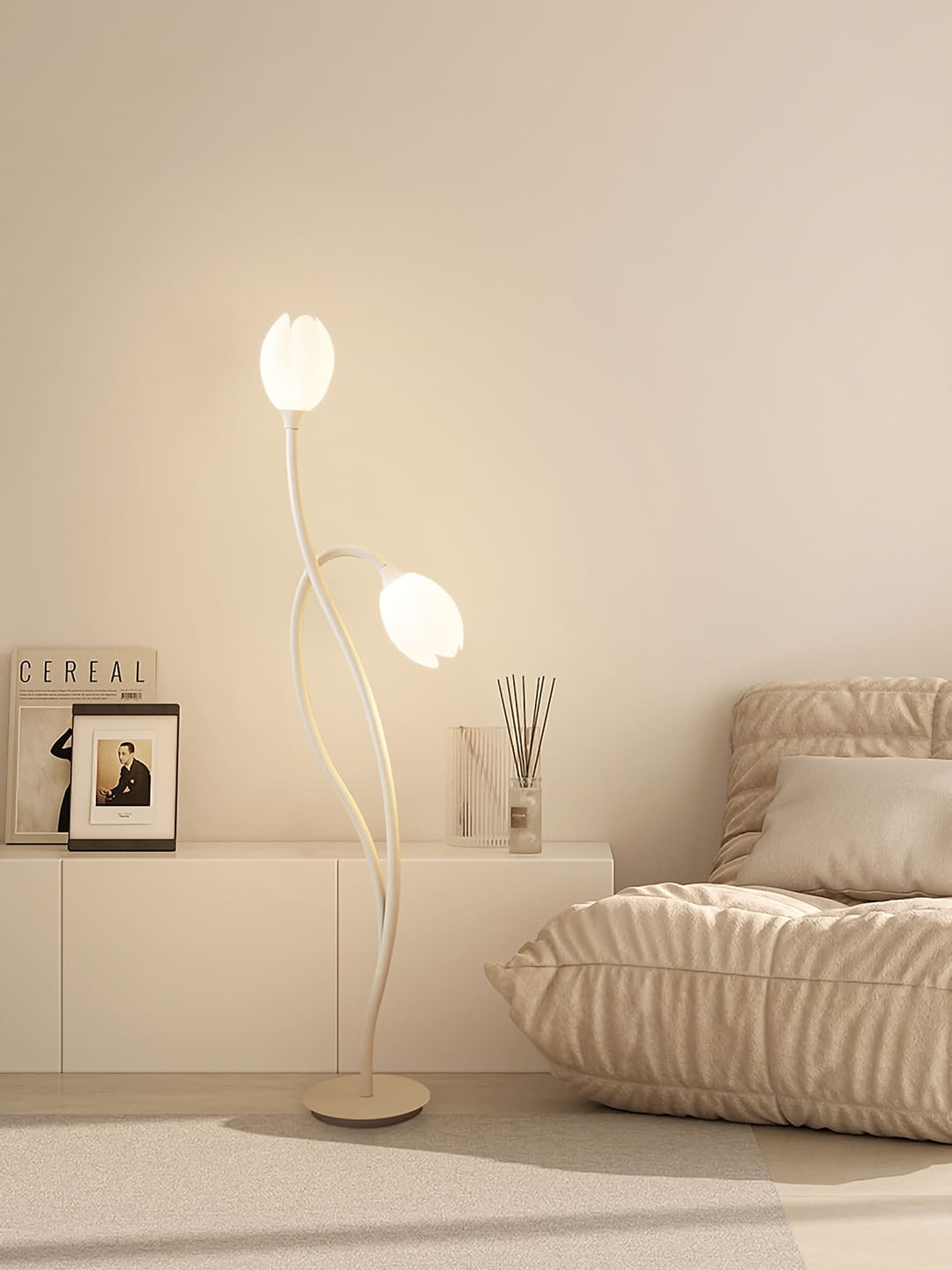 BowLift | Modern Flower Floor Lamp with G9 Socket
