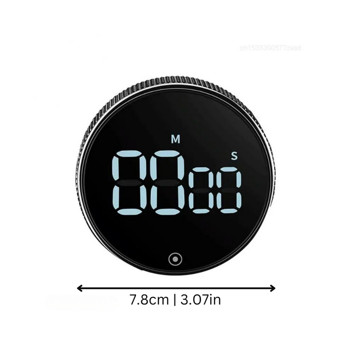 BowLift | SmartTime Kitchen Timer | Easy One-Twist Operation, Large LED Display & Adjustable Alarm for Cooking, Studying & Classroom Use