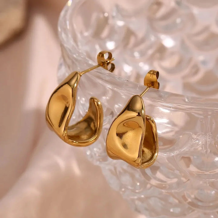BowLift | Melting Abstract Dainty Earrings