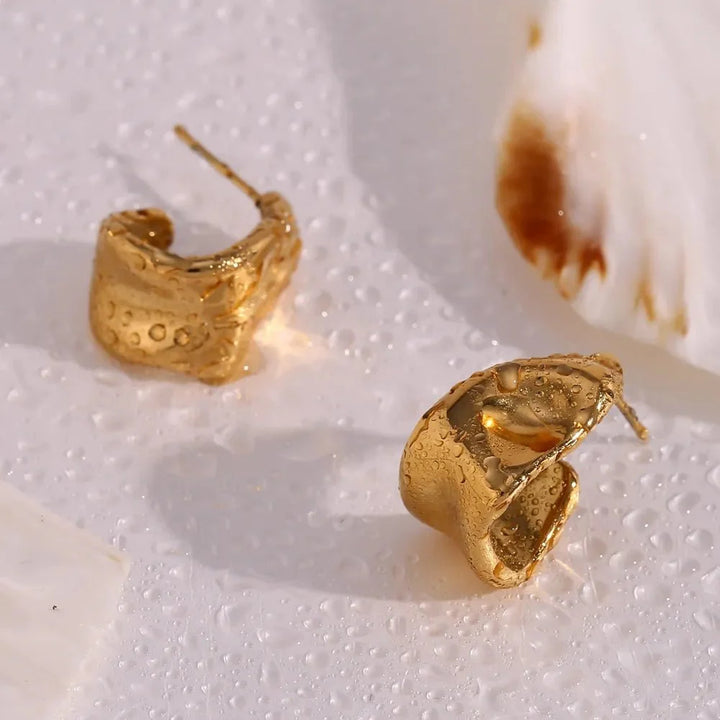 BowLift | Melting Abstract Dainty Earrings