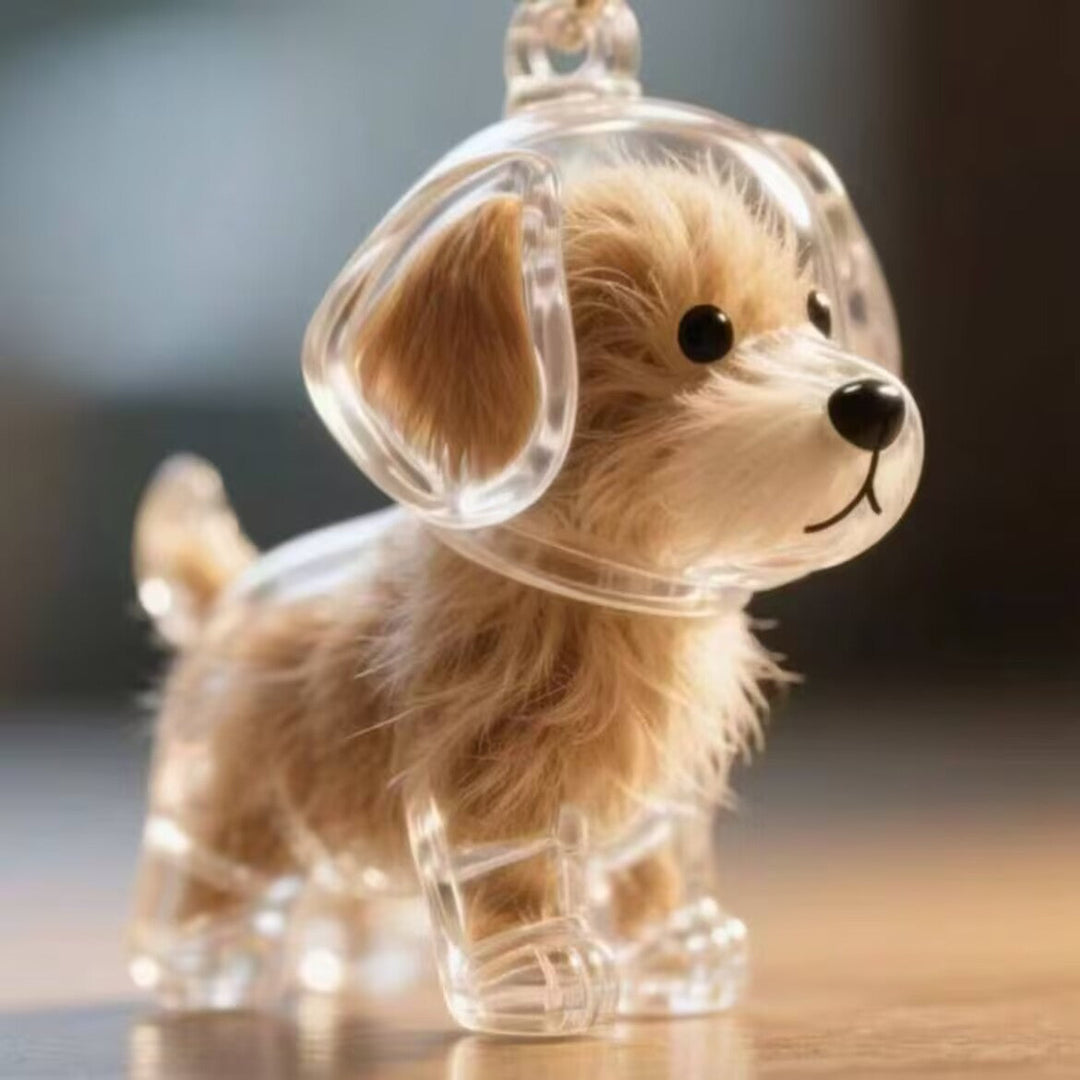 Memorial fur pendant in dog shape Bowlift